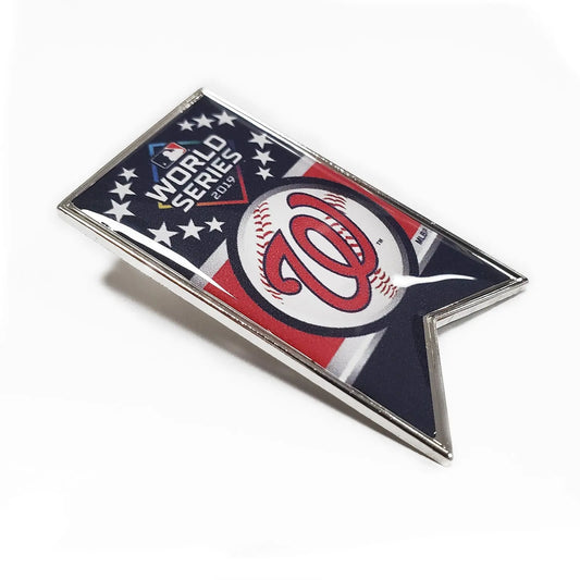 2019 MLB World Series National League Team Banner Collector Lapel Pin Washington Nationals 