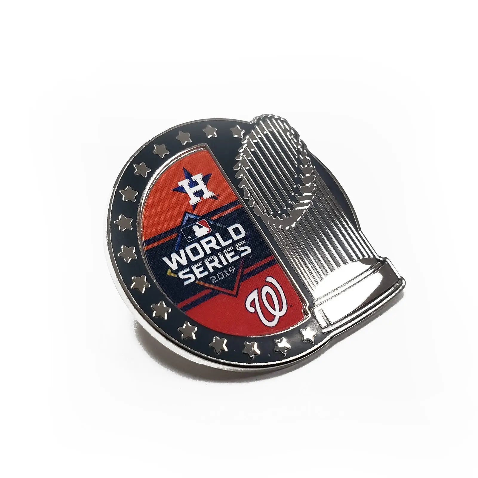 2019 MLB World Series Dueling Houston Astros Washington Nationals Lapel Pin 
