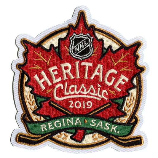 2019 NHL Heritage Classic Jersey Embroidery Patch Winnipeg Jets Calgary Flames 