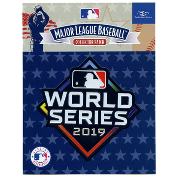 2019 MLB World Series Emboss Tech Jersey Patch Washington Nationals Houston Astros 