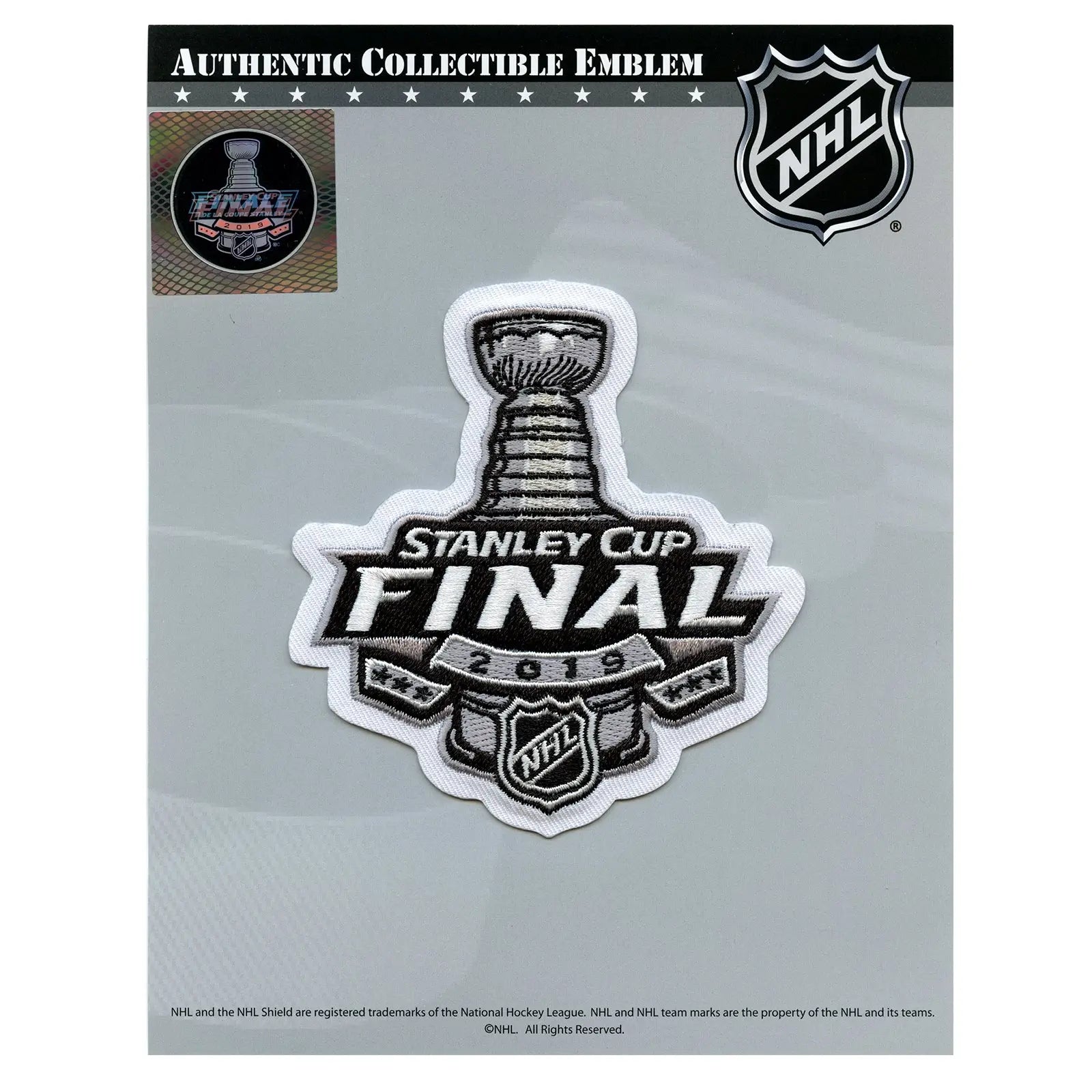 2019 Official NHL Stanley Cup Final Jersey Patch (Boston Bruins St Louis Blues) 
