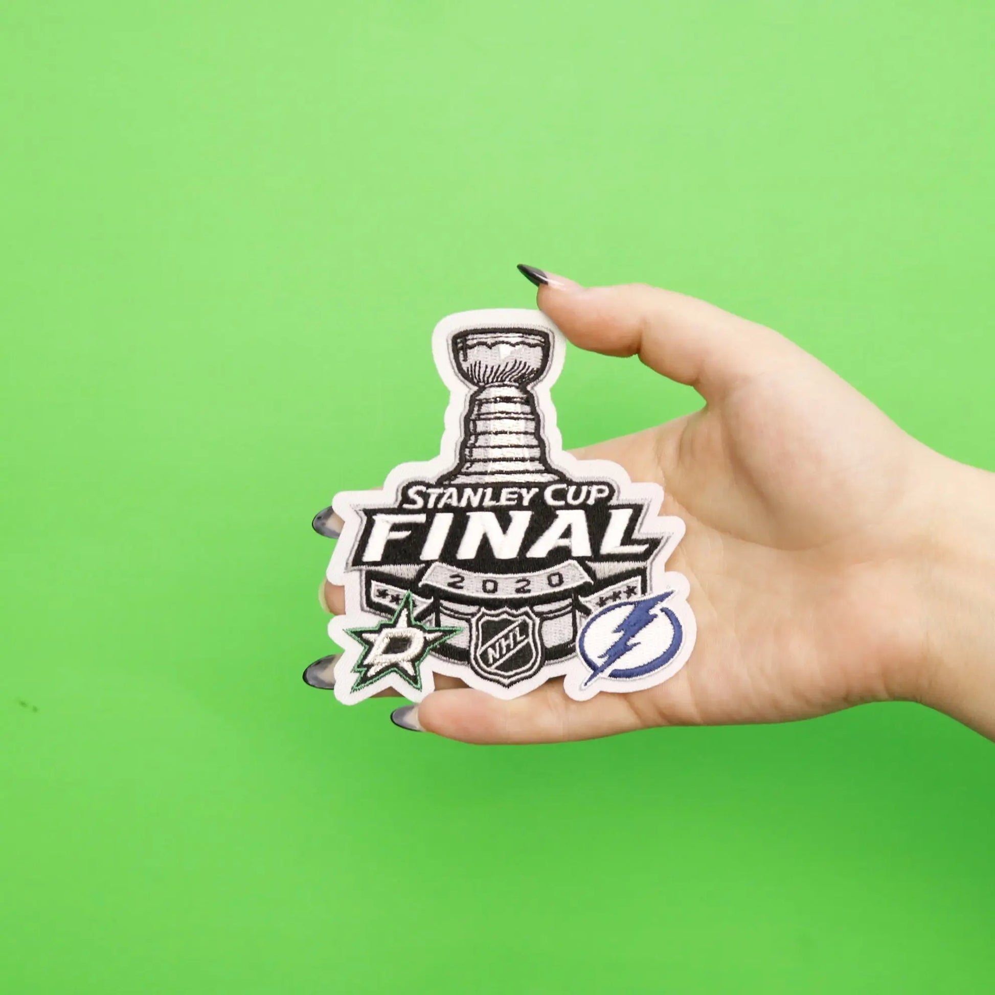 2020 Official NHL Stanley Cup Final Dueling Patch Dallas Stars vs. Tampa Bay Lightning 