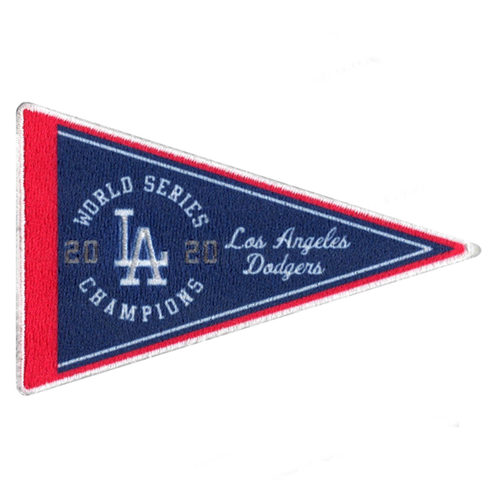 2020 MLB World Series Champions Los Angeles Dodgers Pennant Patch 