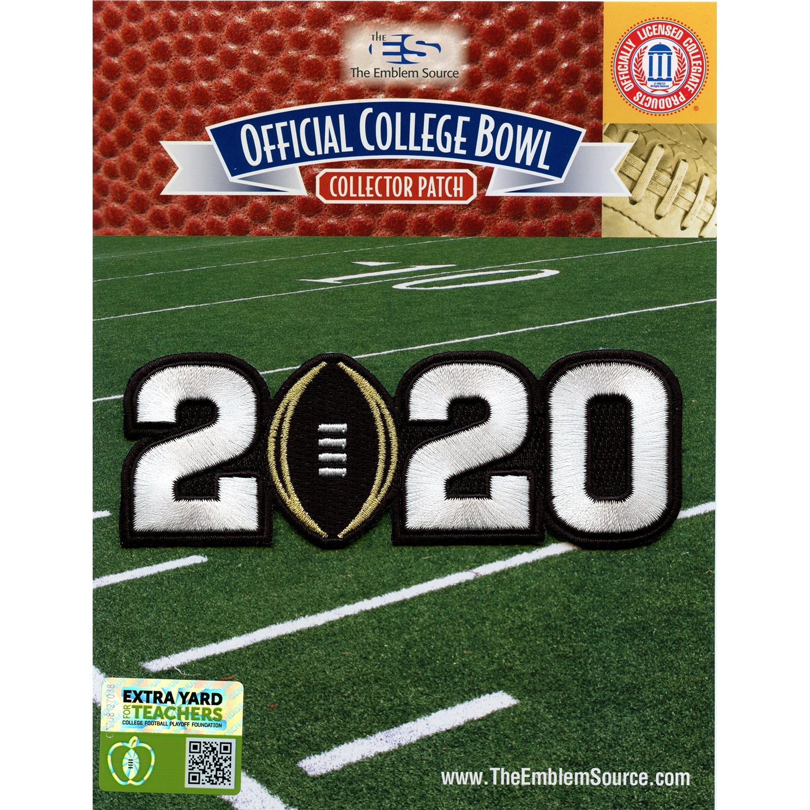2020 College National Championship Game Jersey Patch LSU Clemson 