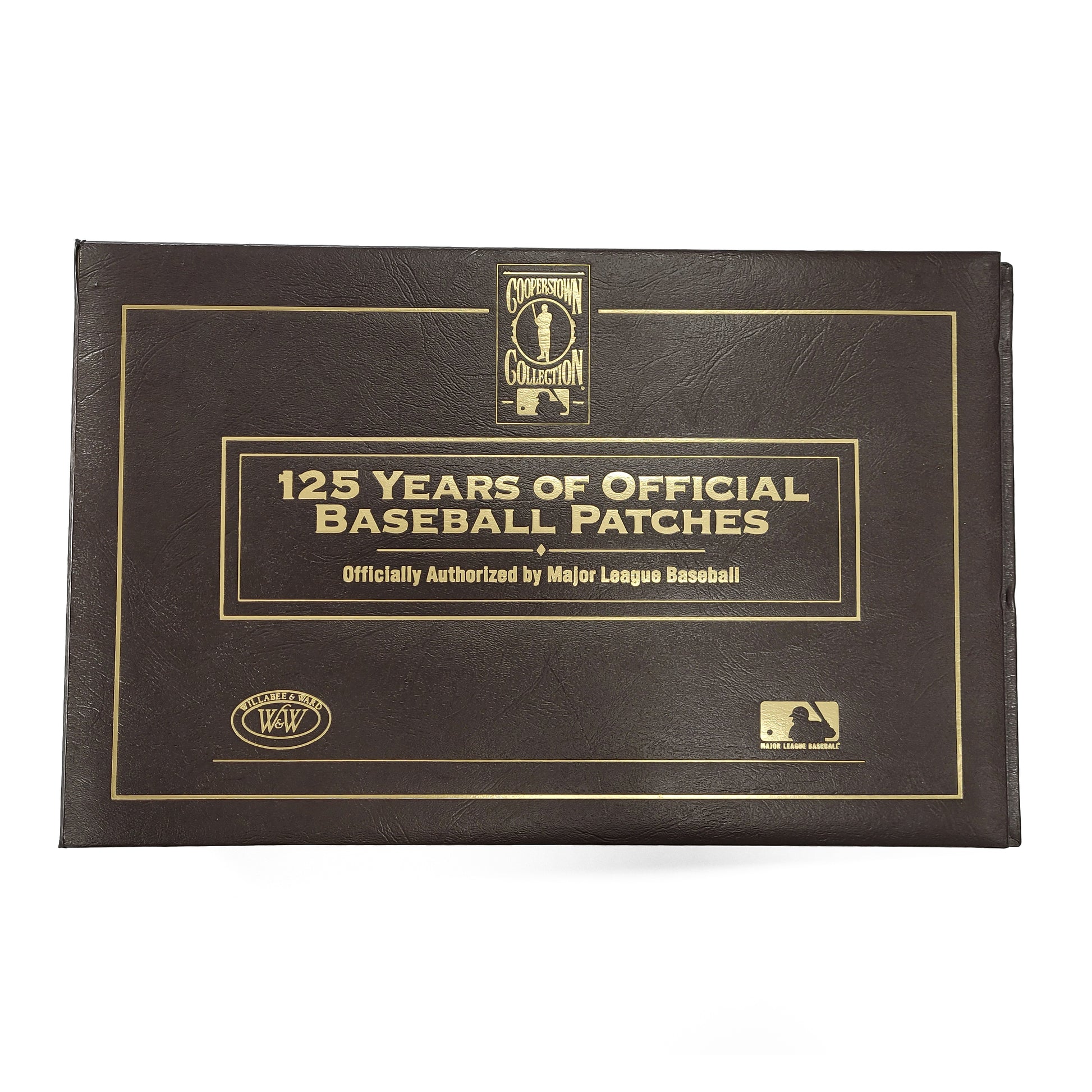 The 125 Years Official MLB Baseball Patch Collection Wallabee & Ward Brown Binder 