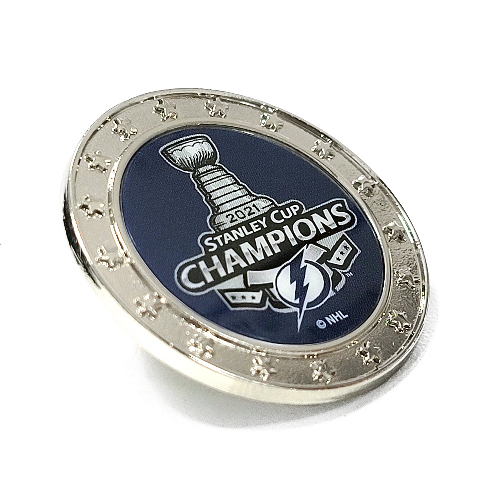 2021 NHL Stanley Cup Final Champions Tampa Bay Lightning Pin 