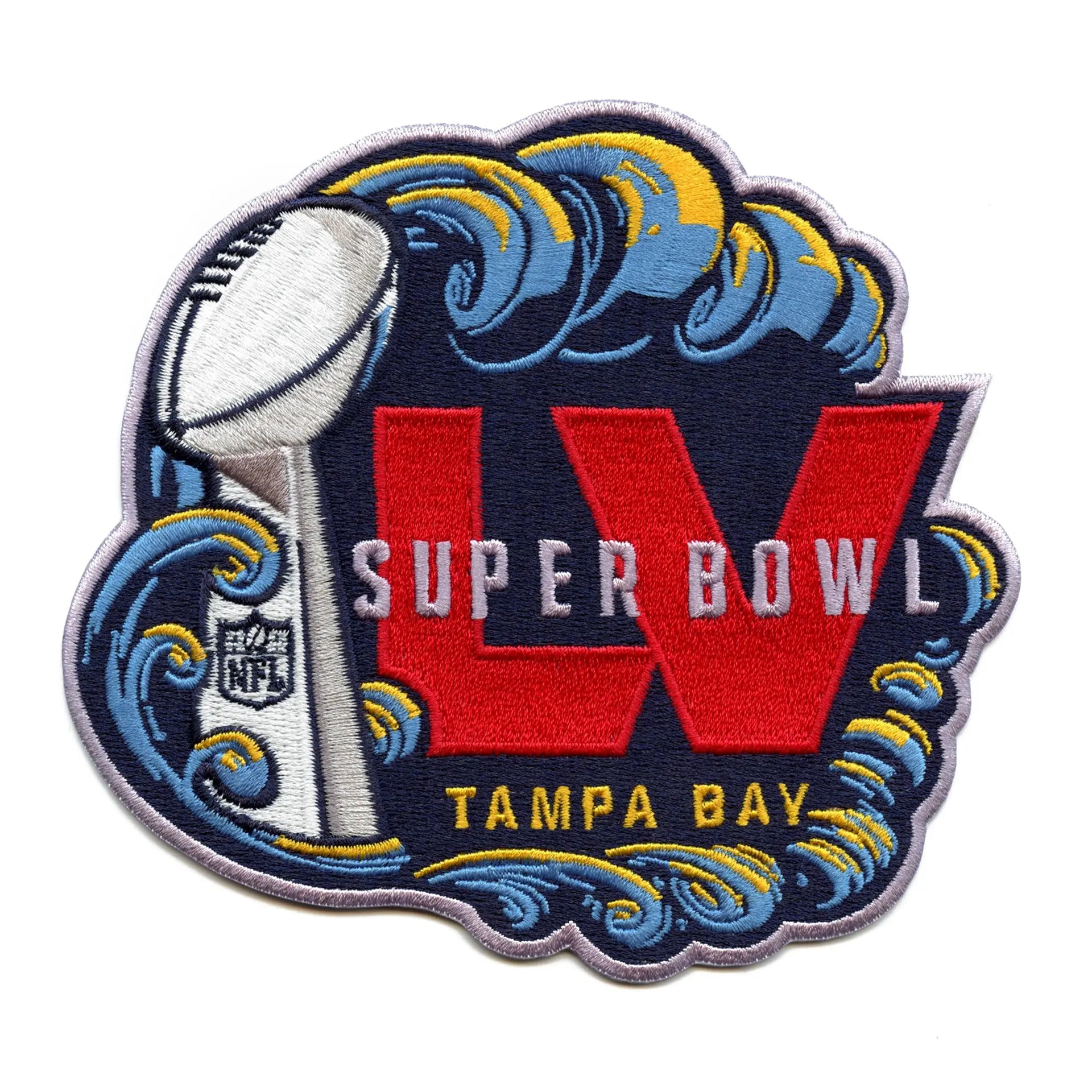 2021 NFL Super Bowl 55 LV Media Patch Tampa Bay Buccaneers vs