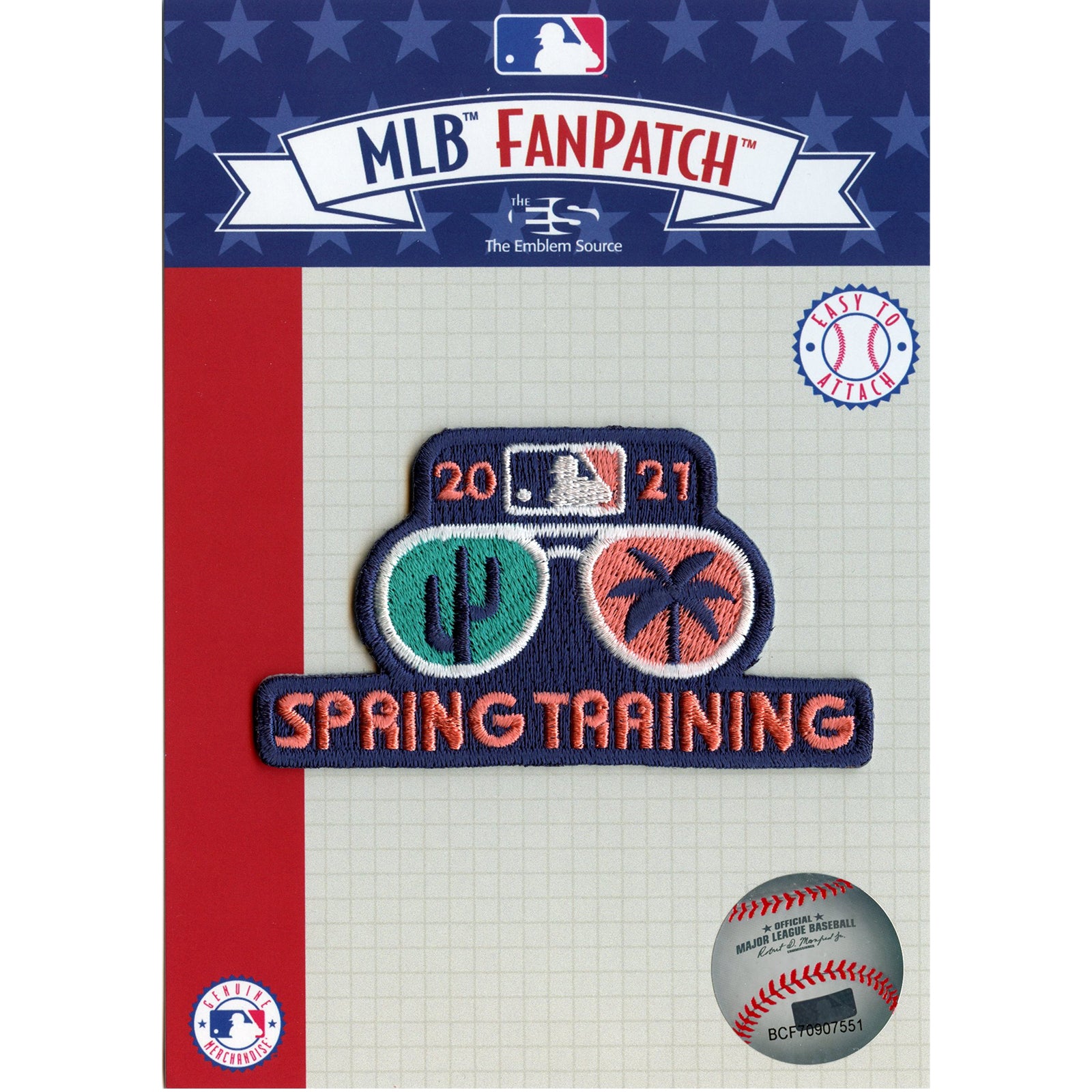 2021 MLB Spring Training Glasses Jersey Embroidered Patch 