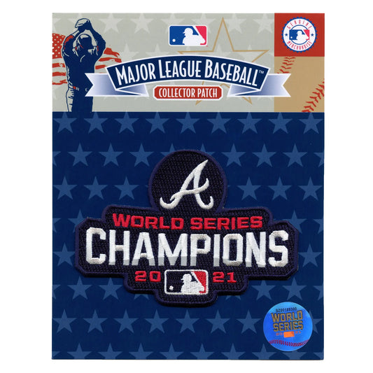 2021 MLB World Series Champions Jersey Patch Atlanta Braves 