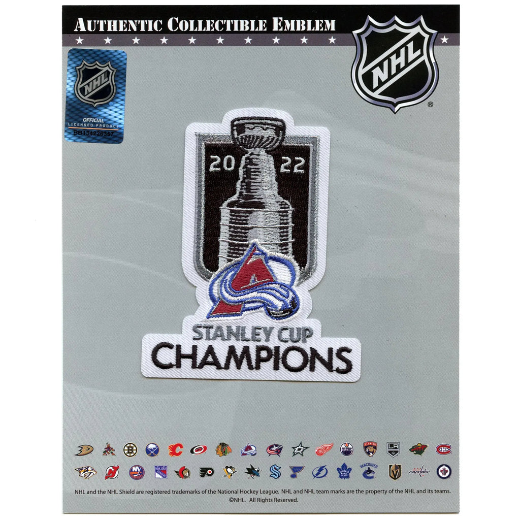 2022 NHL Stanley Cup Final Champions Colorado Avalanche Jersey Patch