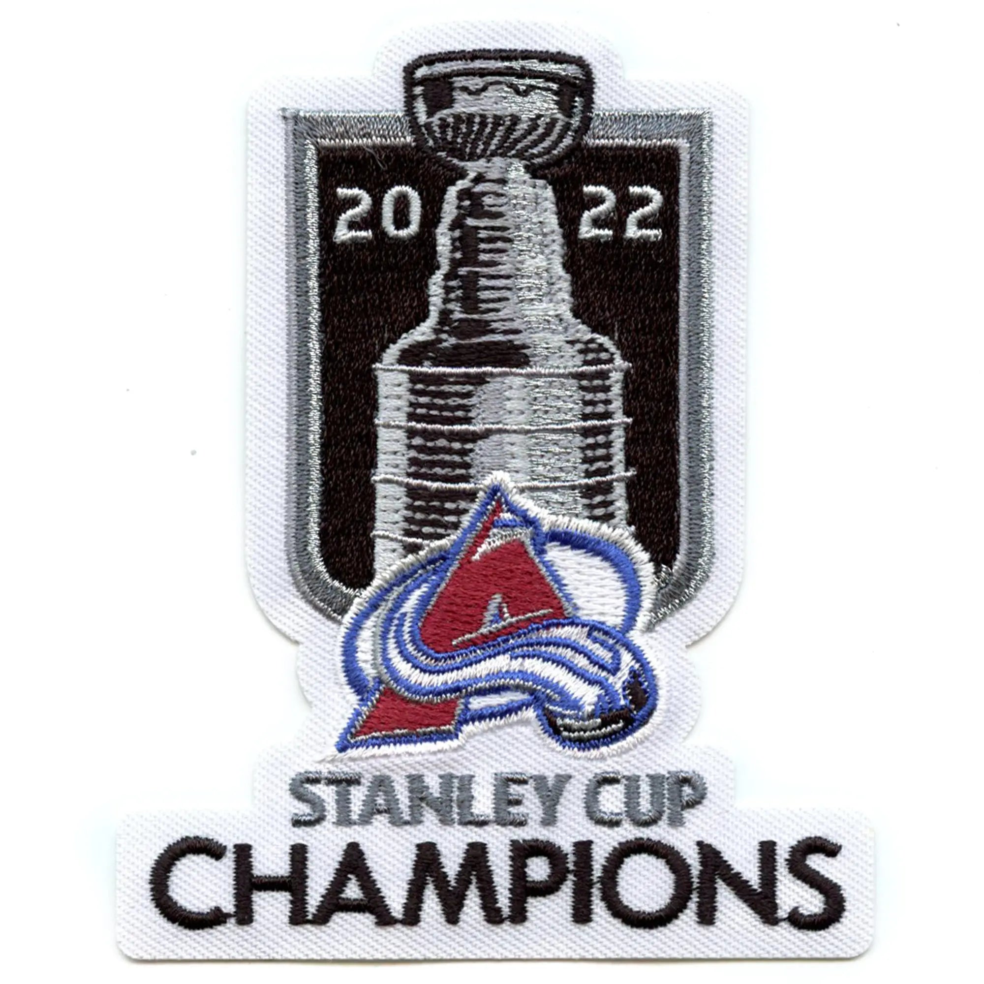 2022 NHL Stanley Cup Final Champions Colorado Avalanche Jersey Patch