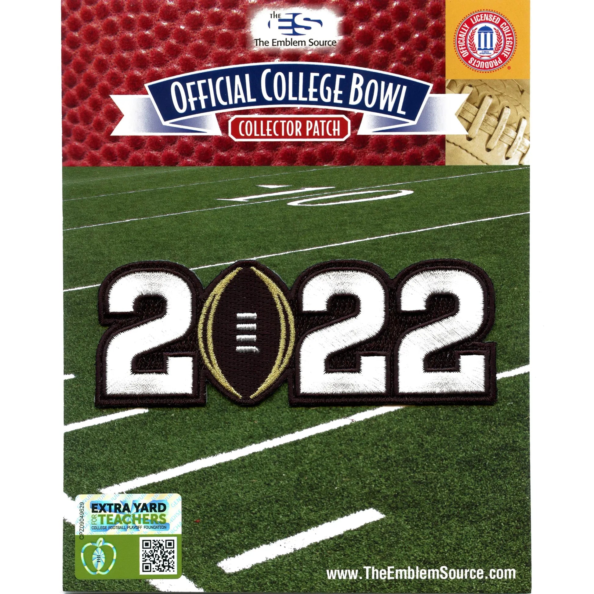 2022 College National Championship Game Jersey Patch Georgia Alabama 
