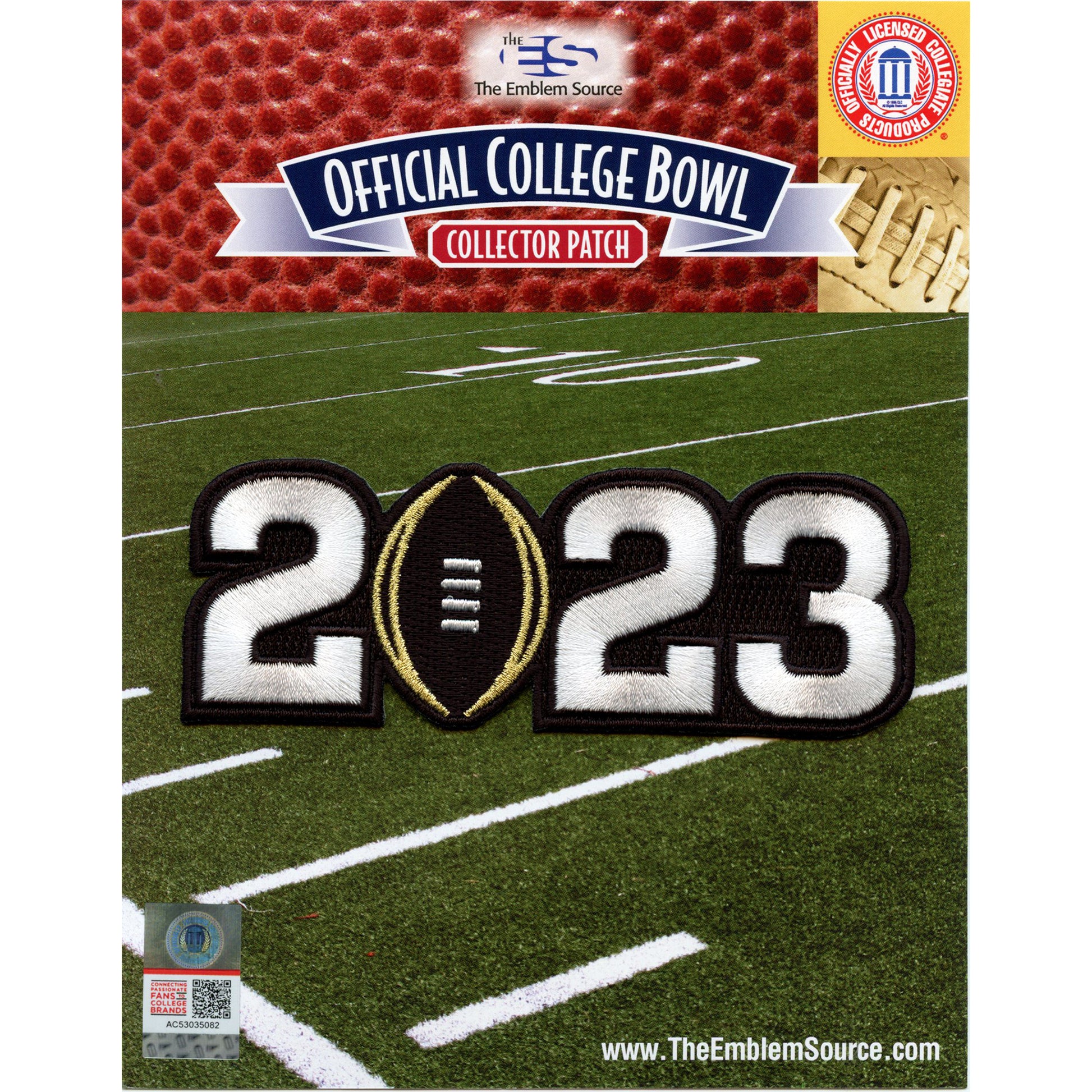 2023 College National Championship Game Jersey Patch Georgia State TCU –  Patch Collection