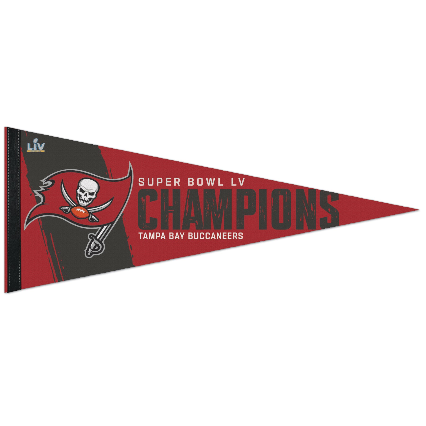 2021 Super Bowl 55 LV Champions Classic Pennant Tampa Bay Buccaneers 