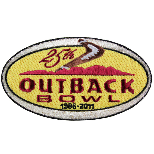 2011 Outback Bowl Game Patch 25th Edition (Florida vs. Penn State) 