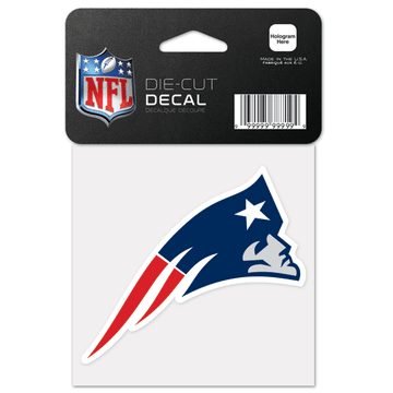 New England Patriots Primary Team Logo Die Cut Decal 4 X 4 