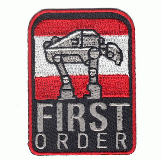Star Wars The Last Jedi AT-AT 'First Order' Logo Iron On Patch 