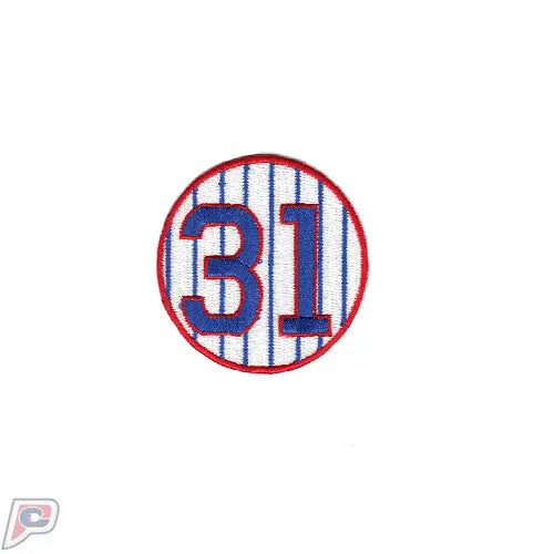 Chicago Cubs Number #31 Retirement Jersey Patch (Ferguson Jenkins & Maddux) 