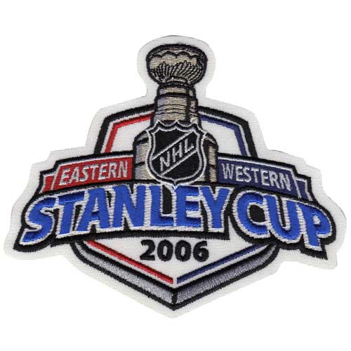 2006 NHL Stanley Cup Jersey Patch Carolina Hurricanes vs. Edmonton Oilers 