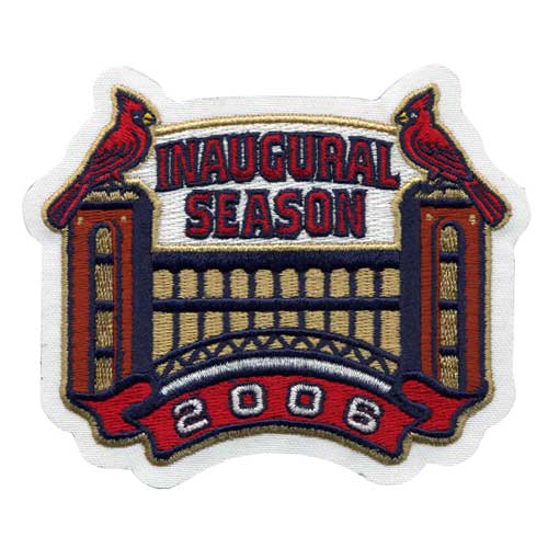 2006 St. Louis Cardinals "Inaugural Season" Busch Stadium Jersey Sleeve Patch 