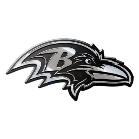 Baltimore Ravens Premium Solid Metal Chrome Plated Car Auto Emblem 