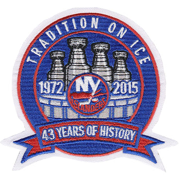 2014-15 New York Islanders 43 Years Of History Jersey Patch 'Tradition On Ice' 