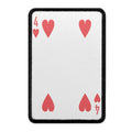 Four Of Hearts Card FotoPatch Game Deck Embroidered Iron On 