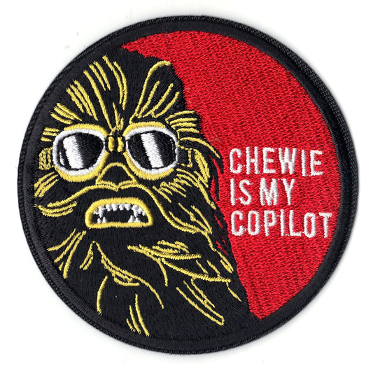 Chewie Is My Copilot Solo A Star Wars Story Logo Iron on Patch 