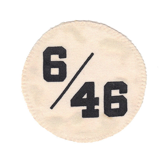 1984 Charlie Lau (#6) & Loren Babe (#46) '6/46' Chicago White Sox Memorial Jersey Sleeve Patch 