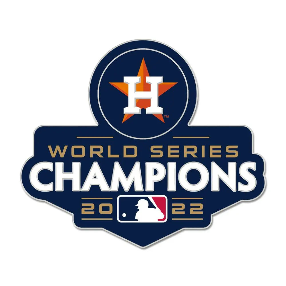 2022 MLB World Series Champions Houston Astros Lapel Pin Alt