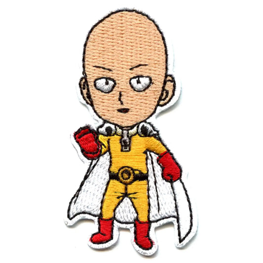One Punch Man Anime Saitama Embroidered Patch 
