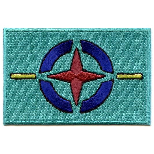 Mobile Suit Gundam 00 Anime AEU Flag Embroidered Patch 