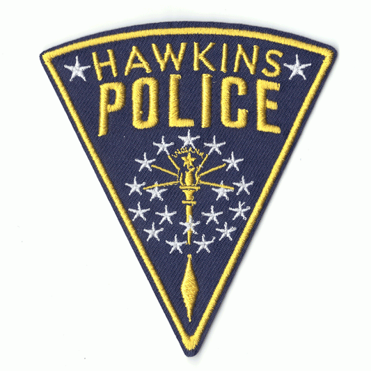 Stranger Things Hawkins Police Badge Logo Iron On Patch 
