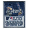 New York Yankees Lou Gehrig Day The Iron Horse Embroidered Jersey Patch (2021) 