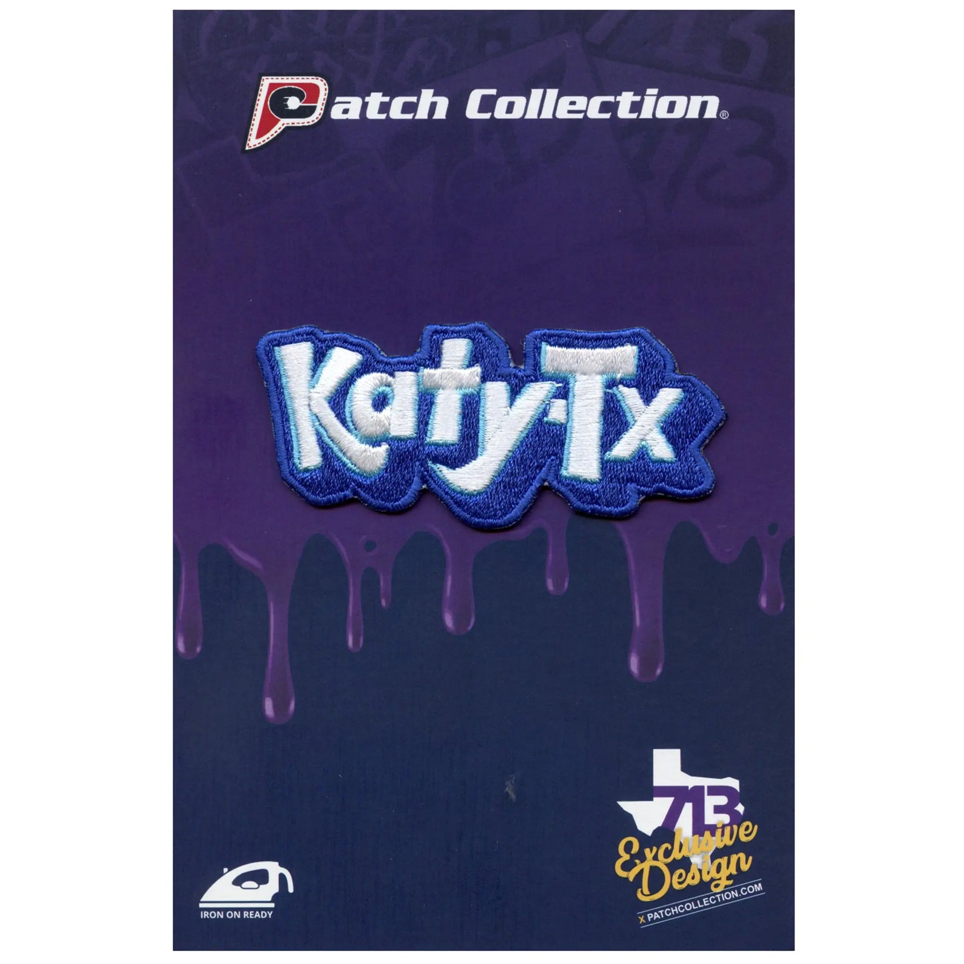 Katy Texas Kool Drink Patch Kids Juice Parody Embroidered Iron On