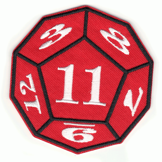 Stranger Things Game Dice Logo Iron On Patch 