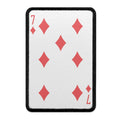 Seven Of Diamonds Card FotoPatch Game Deck Embroidered Iron On 