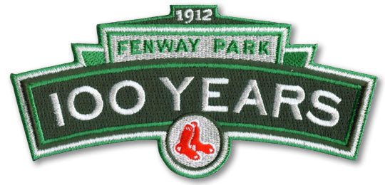2012 Boston Red Sox Fenway Park 100th Anniversary Year Jersey Sleeve Patch 
