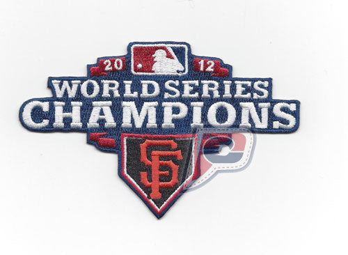 2012 San Francisco Giants MLB World Series Champions Red Version Jersey Patch 
