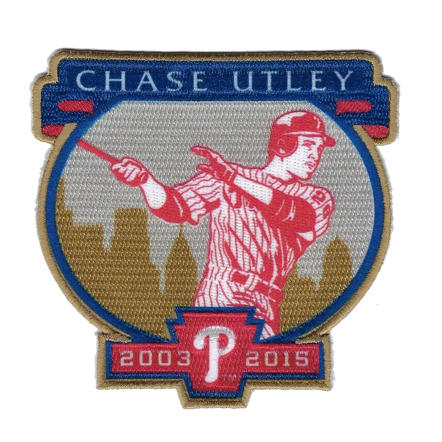 2019 Philadelphia Phillies Chase Utley Retirement #26 Jersey Retirement Patch 