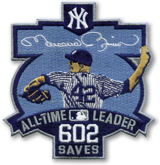 New York Yankees Mariano Rivera Commemorative Patch Women's Player
