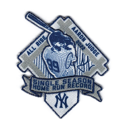 New York Yankees Aaron Judge #99 Single season Home Run Record Patch