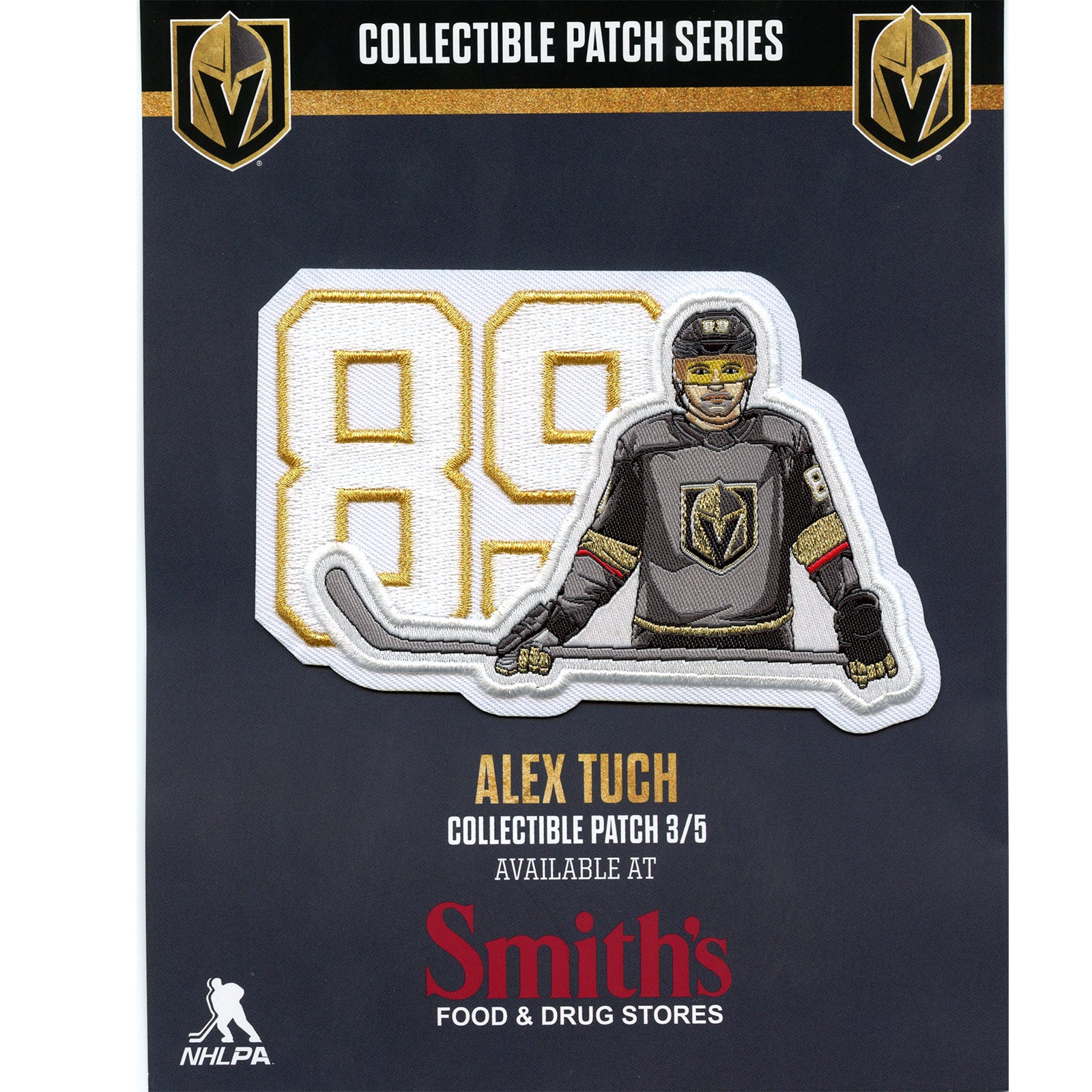 Las Vegas Golden Knights Alex Tuch #89 NHL Patch 1 of 5 (2nd Series) 