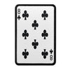Eight Of Clubs Card FotoPatch Game Deck Embroidered Iron On 