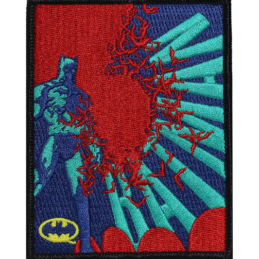 Dc Comics Batman With Bats Iron on Patch 