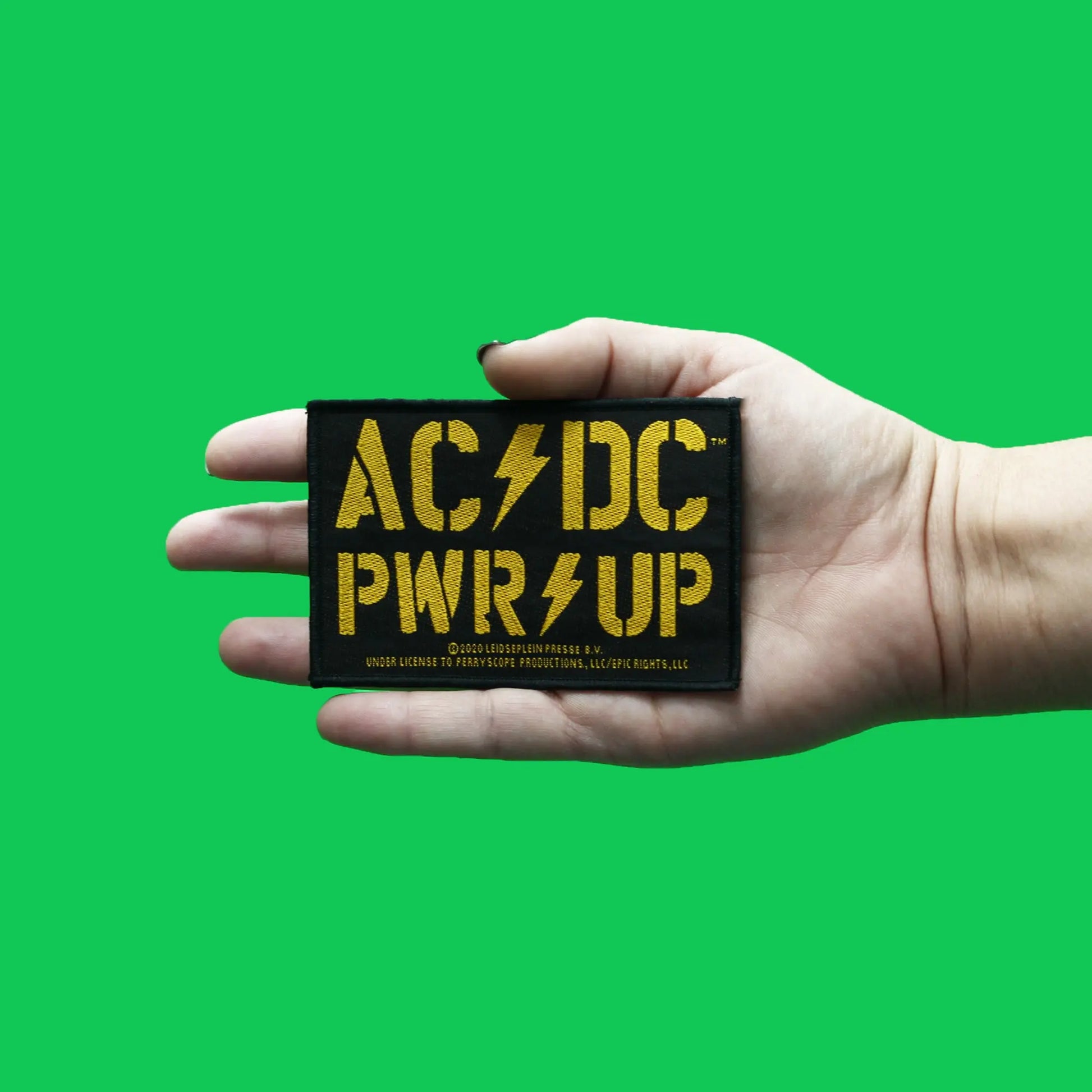 ACDC PWR UP Patch Woven Sew On 
