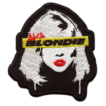 Blondie AKA Portrait Embroidered Iron On Patch 
