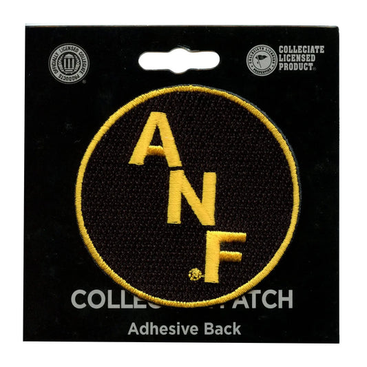 Iowa Hawkeyes "ANF" Round Iron On Embroidered Patch 