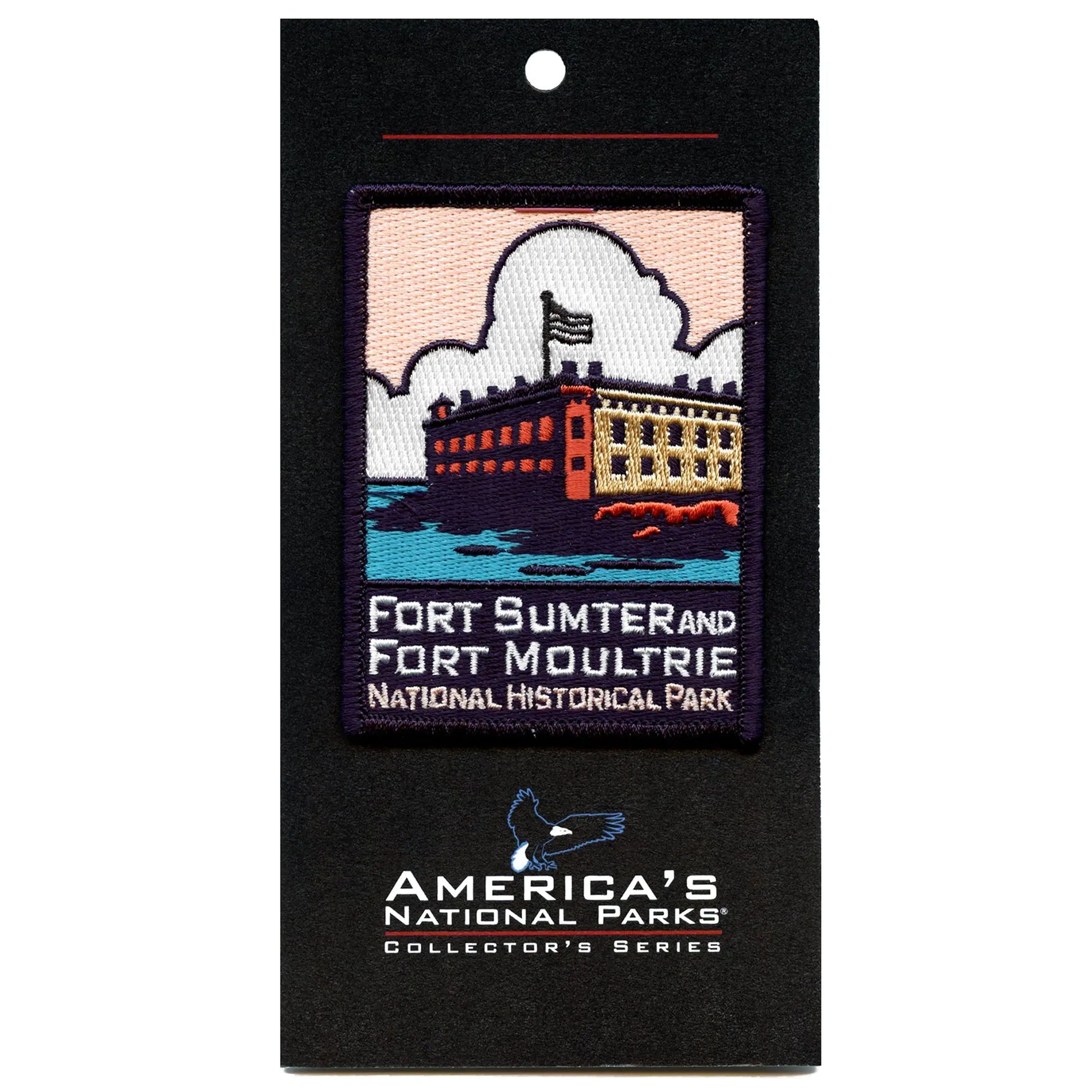 Fort Sumter And Fort Moultrie Patch Travel South Carolina Embroidered Iron On