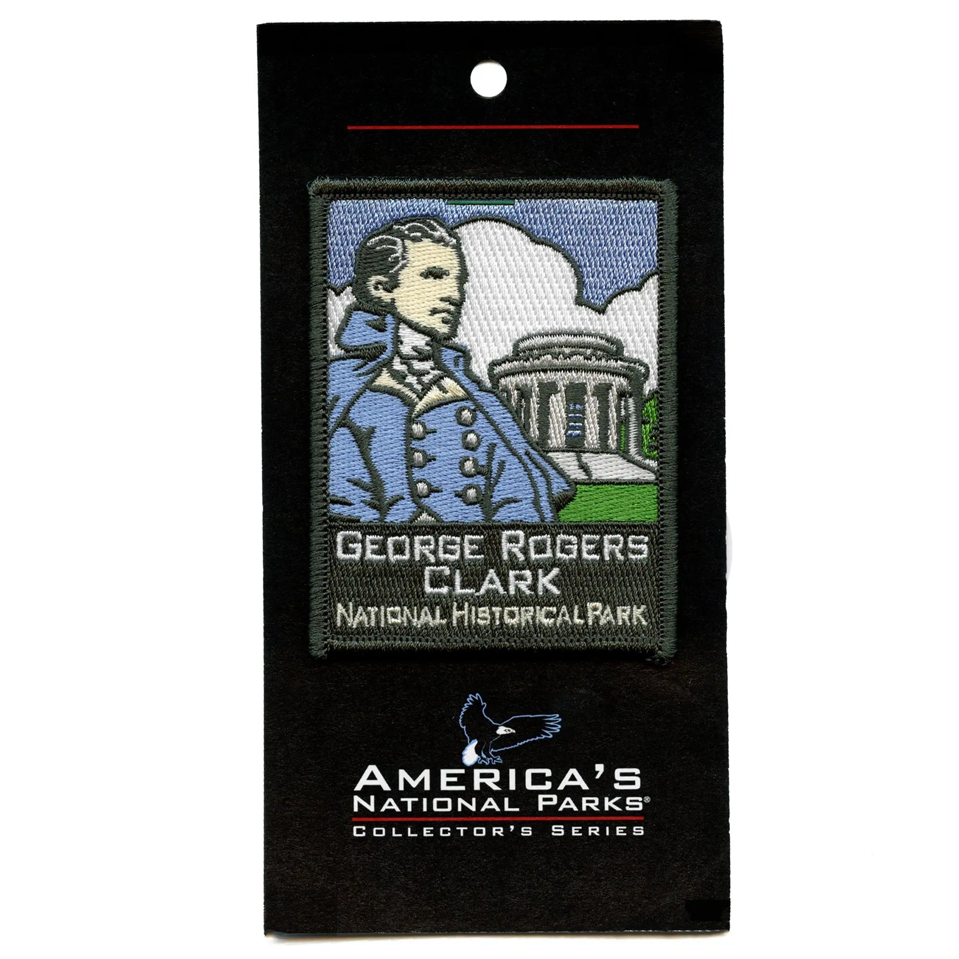 George Rogers Clark Park Patch Washington Historic Travel Embroidered Iron On